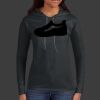 Ladies 100% Ring Spun Cotton Long Sleeve Hooded T Shirt Thumbnail