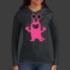 Ladies 100% Ring Spun Cotton Long Sleeve Hooded T Shirt Thumbnail