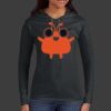 Ladies 100% Ring Spun Cotton Long Sleeve Hooded T Shirt Thumbnail