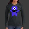 Ladies 100% Ring Spun Cotton Long Sleeve Hooded T Shirt Thumbnail