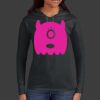 Ladies 100% Ring Spun Cotton Long Sleeve Hooded T Shirt Thumbnail