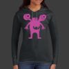Ladies 100% Ring Spun Cotton Long Sleeve Hooded T Shirt Thumbnail