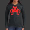 Ladies 100% Ring Spun Cotton Long Sleeve Hooded T Shirt Thumbnail