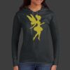 Ladies 100% Ring Spun Cotton Long Sleeve Hooded T Shirt Thumbnail