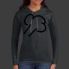 Ladies 100% Ring Spun Cotton Long Sleeve Hooded T Shirt Thumbnail