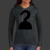 Ladies 100% Ring Spun Cotton Long Sleeve Hooded T Shirt Thumbnail