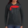 Ladies 100% Ring Spun Cotton Long Sleeve Hooded T Shirt Thumbnail