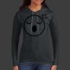 Ladies 100% Ring Spun Cotton Long Sleeve Hooded T Shirt Thumbnail