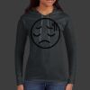 Ladies 100% Ring Spun Cotton Long Sleeve Hooded T Shirt Thumbnail
