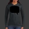 Ladies 100% Ring Spun Cotton Long Sleeve Hooded T Shirt Thumbnail