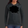 Ladies 100% Ring Spun Cotton Long Sleeve Hooded T Shirt Thumbnail