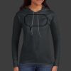 Ladies 100% Ring Spun Cotton Long Sleeve Hooded T Shirt Thumbnail