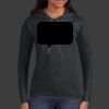 Ladies 100% Ring Spun Cotton Long Sleeve Hooded T Shirt Thumbnail