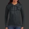 Ladies 100% Ring Spun Cotton Long Sleeve Hooded T Shirt Thumbnail