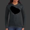 Ladies 100% Ring Spun Cotton Long Sleeve Hooded T Shirt Thumbnail