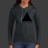 Ladies 100% Ring Spun Cotton Long Sleeve Hooded T Shirt Thumbnail