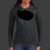 Ladies 100% Ring Spun Cotton Long Sleeve Hooded T Shirt Thumbnail