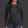 Ladies 100% Ring Spun Cotton Long Sleeve Hooded T Shirt Thumbnail