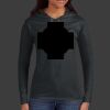 Ladies 100% Ring Spun Cotton Long Sleeve Hooded T Shirt Thumbnail