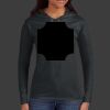 Ladies 100% Ring Spun Cotton Long Sleeve Hooded T Shirt Thumbnail