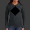 Ladies 100% Ring Spun Cotton Long Sleeve Hooded T Shirt Thumbnail