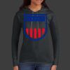 Ladies 100% Ring Spun Cotton Long Sleeve Hooded T Shirt Thumbnail