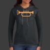 Ladies 100% Ring Spun Cotton Long Sleeve Hooded T Shirt Thumbnail