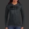 Ladies 100% Ring Spun Cotton Long Sleeve Hooded T Shirt Thumbnail