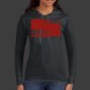 Ladies 100% Ring Spun Cotton Long Sleeve Hooded T Shirt Thumbnail