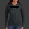 Ladies 100% Ring Spun Cotton Long Sleeve Hooded T Shirt Thumbnail