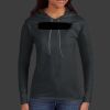 Ladies 100% Ring Spun Cotton Long Sleeve Hooded T Shirt Thumbnail