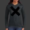 Ladies 100% Ring Spun Cotton Long Sleeve Hooded T Shirt Thumbnail