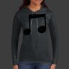 Ladies 100% Ring Spun Cotton Long Sleeve Hooded T Shirt Thumbnail