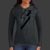 Ladies 100% Ring Spun Cotton Long Sleeve Hooded T Shirt Thumbnail