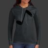 Ladies 100% Ring Spun Cotton Long Sleeve Hooded T Shirt Thumbnail